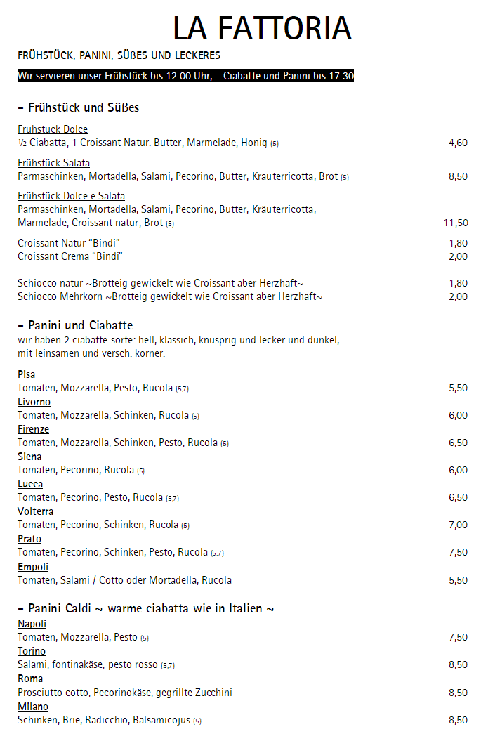 LA FATTORIA La Fattoria