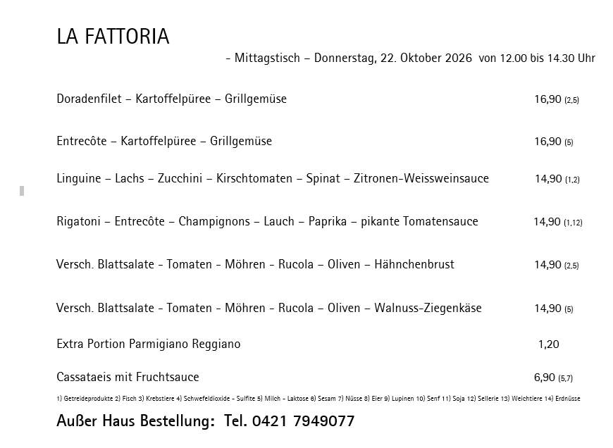 mittagstisch 15